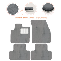 Premium Sheepskin Floor Mats for Range Rover Vehicles (2012-2022)