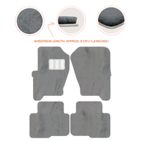 Premium Sheepskin Floor Mats for Land Rover Freelander (2007-2012)