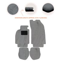 Sheepskin Floor Mats for Porsche 911 - 964 (1989-1994) - Sheepskin Length, Various Color Options