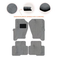 Premium Sheepskin Floor Mats for Land Rover Freelander (2007-2012)