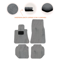 Premium Sheepskin Floor Mats for Bentley Continental GTC (2011-2018)