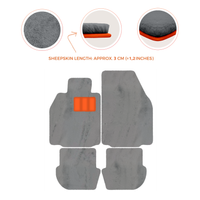 Premium Luxury Sheepskin Floor Mats for Porsche 911 (2004-2012)