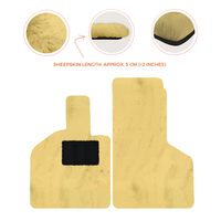 Luxury Sheepskin Floor Mats for Lamborghini Gallardo (2004-2014)