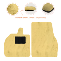 Luxury Sheepskin Floor Mats for Lamborghini Revuelto 2024-2025