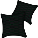 Customizable Black Leather Pillows Set of 2 for All Vehicles