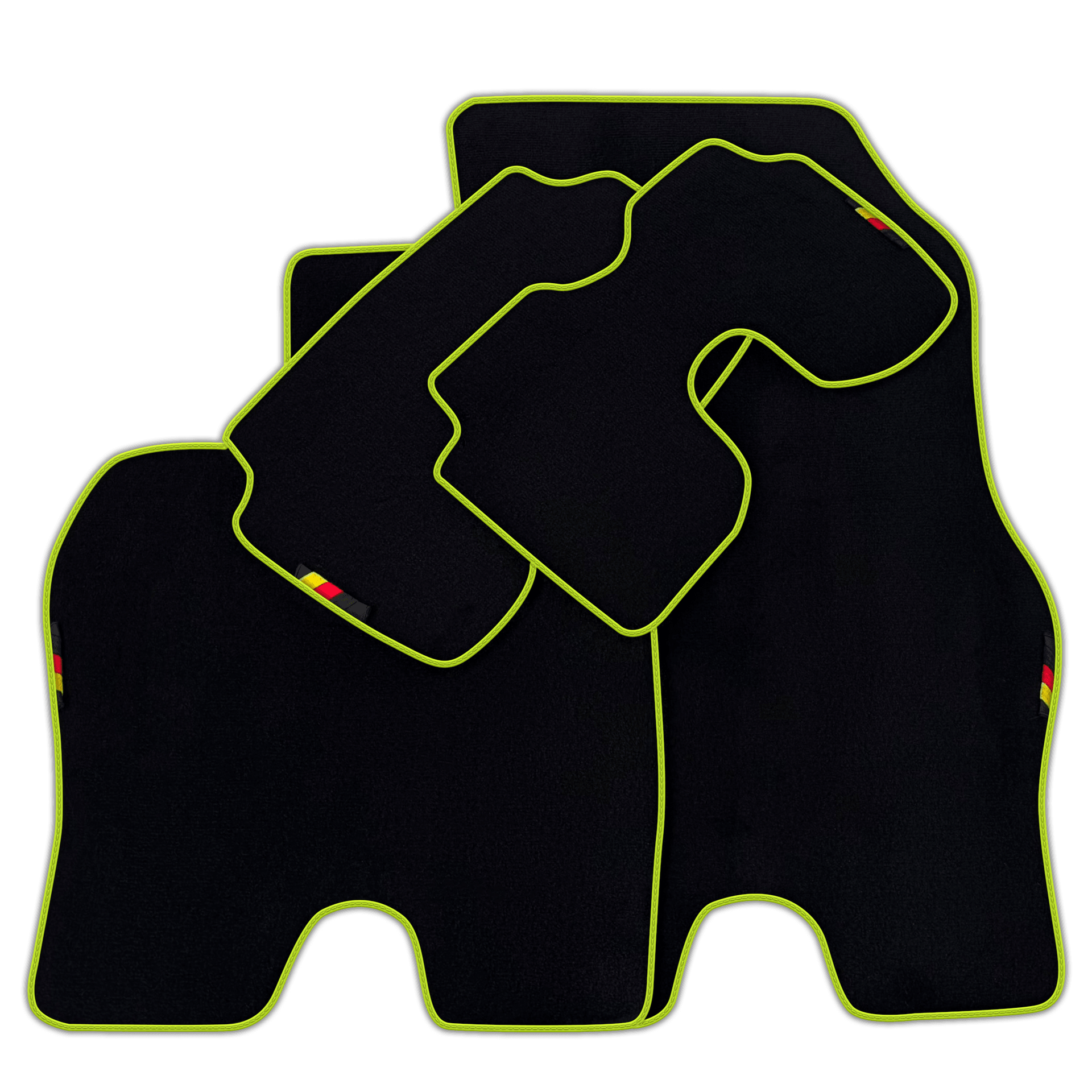 Black Floor Mats for BMW i8 German Edition | Various Trim Colors