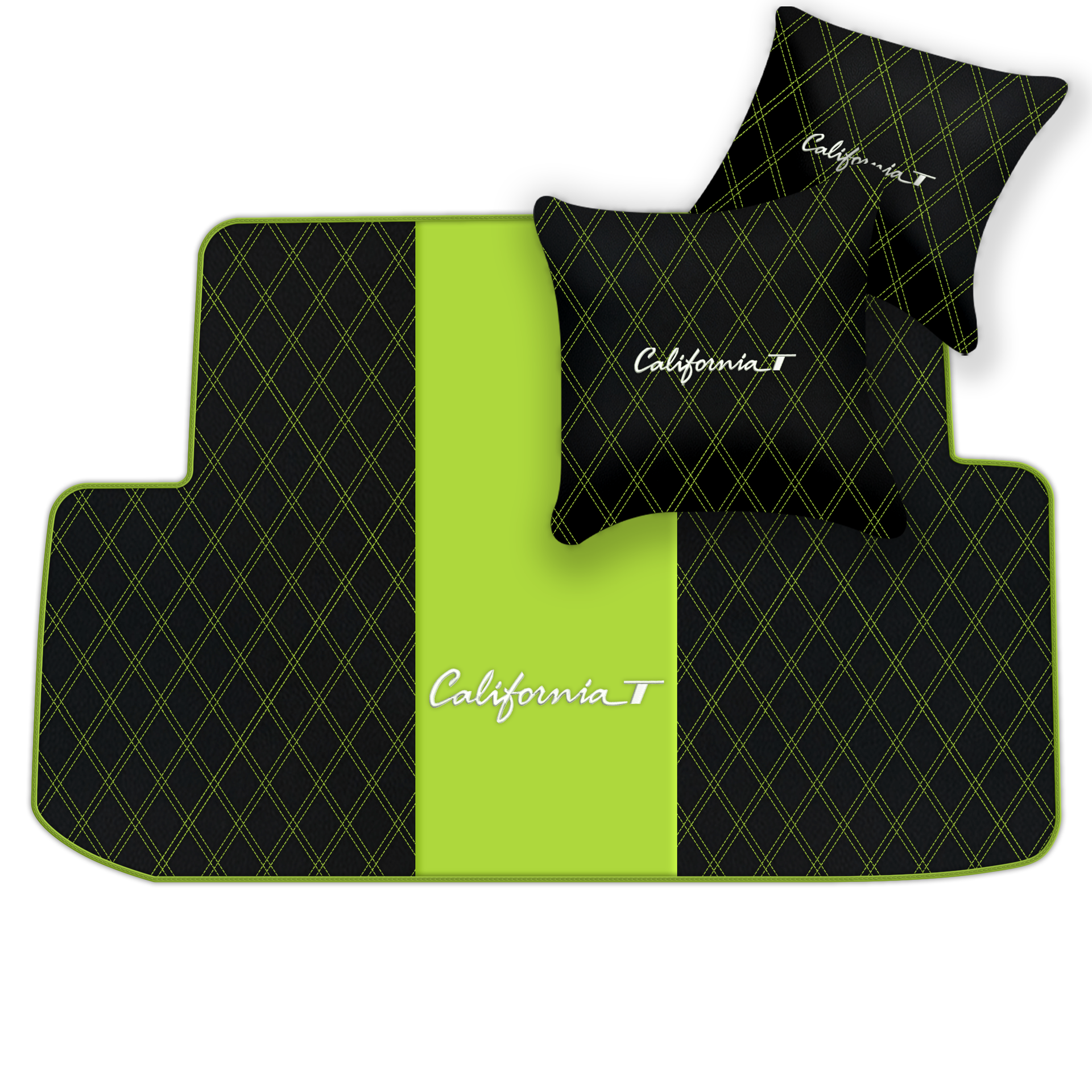 Tapis de voiture noirs pour Ferrari California T 2015–2018 - AutoWin