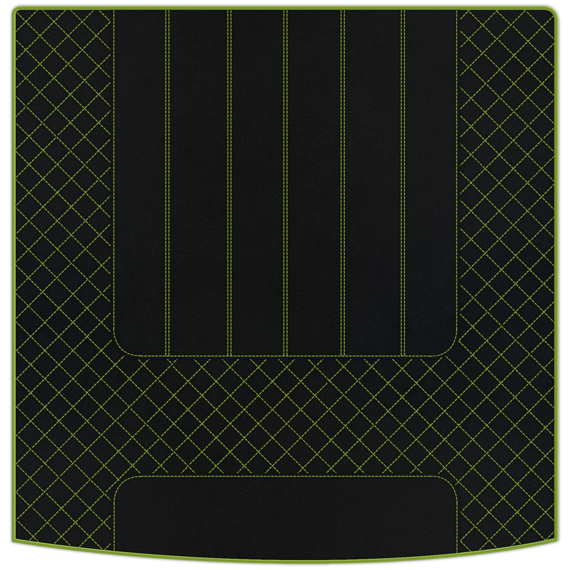 Tapis de voiture en cuir personnalisables avec motif linéaire pour Bentley Mulsanne (2010-2020) - AutoWin