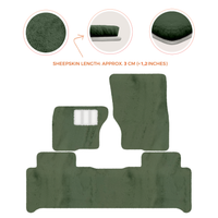 Luxury Sheepskin Floor Mats for Land Rover Discovery (2017-2026)