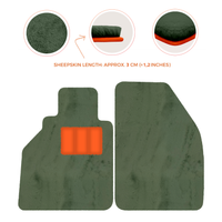 Premium Sheepskin Floor Mats for Porsche 986 Boxster (1996-2004)