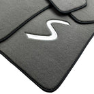Grey Floor Mats for Mini Cabrio R52 Convertible (2004-2009) - AutoWin