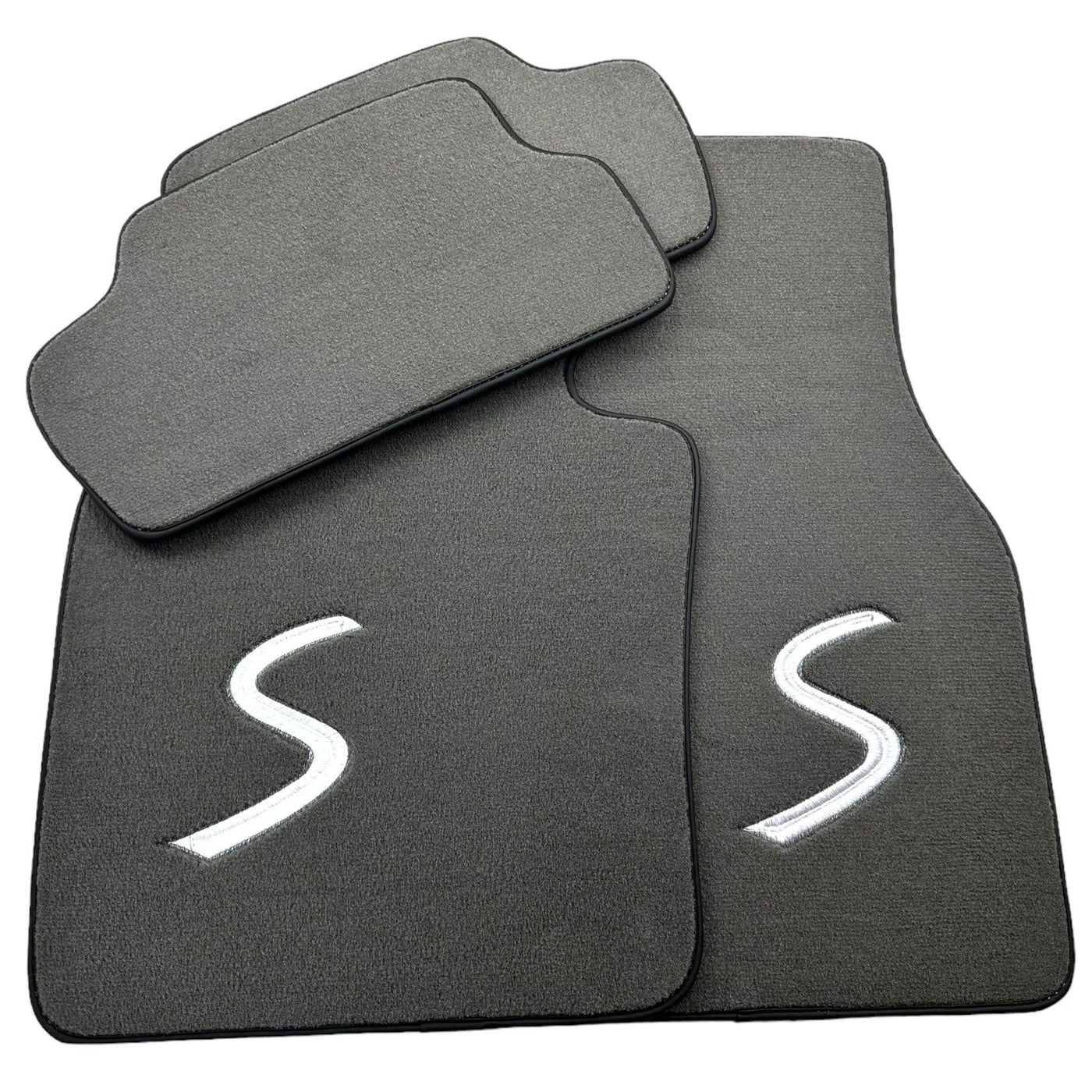 Grey Floor Mats for Mini Cabrio R56 Convertible (2009-2016) - AutoWin
