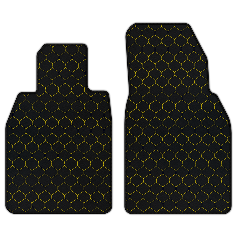 Customizable Leather Floor Mats with Hex Pattern for Porsche 911 GT3 RS (992) 2023–2026