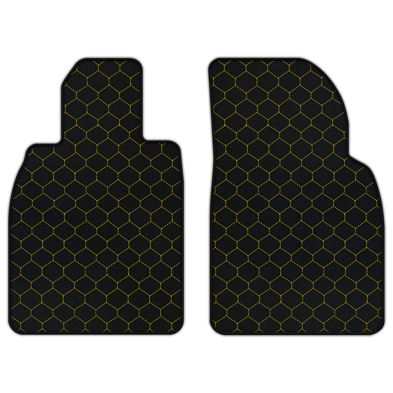 Customizable Leather Floor Mats with Hex Pattern for Porsche 911 GT3 RS (991) 2015–2019