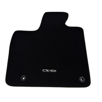 Black Luxury Carpet Car Mats for Mazda CX-6e (2026)