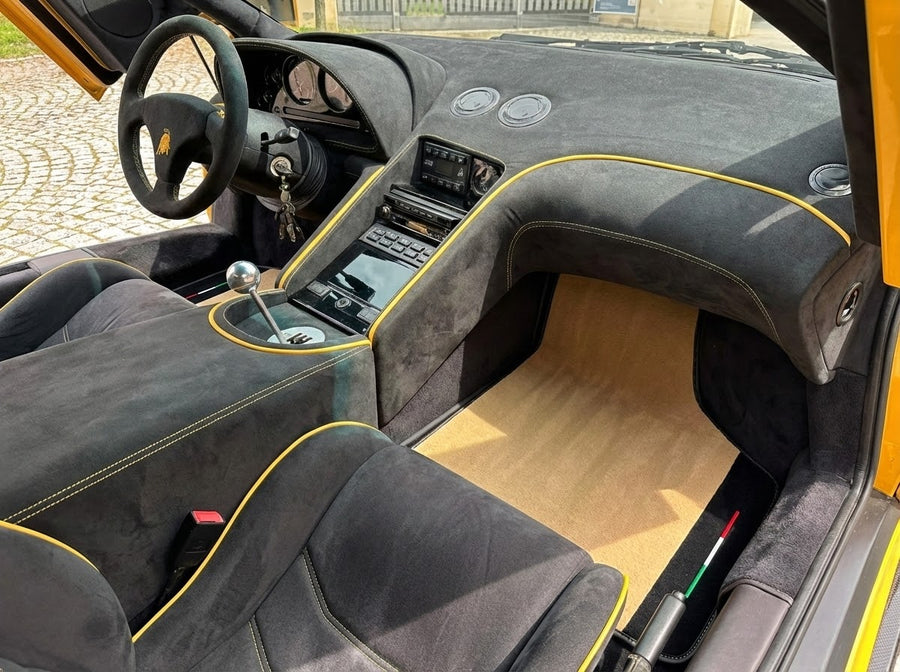 Tappetini per auto Beige Su Misura per Lamborghini Diablo