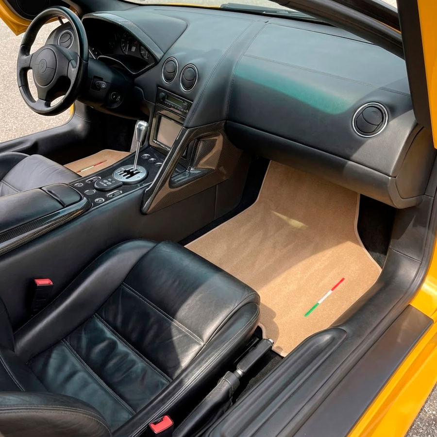 Tappetini per auto Beige Su misura per Lamborghini