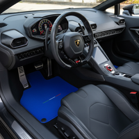 Tappeti per auto personalizzati per Lamborghini Huracan colore blu