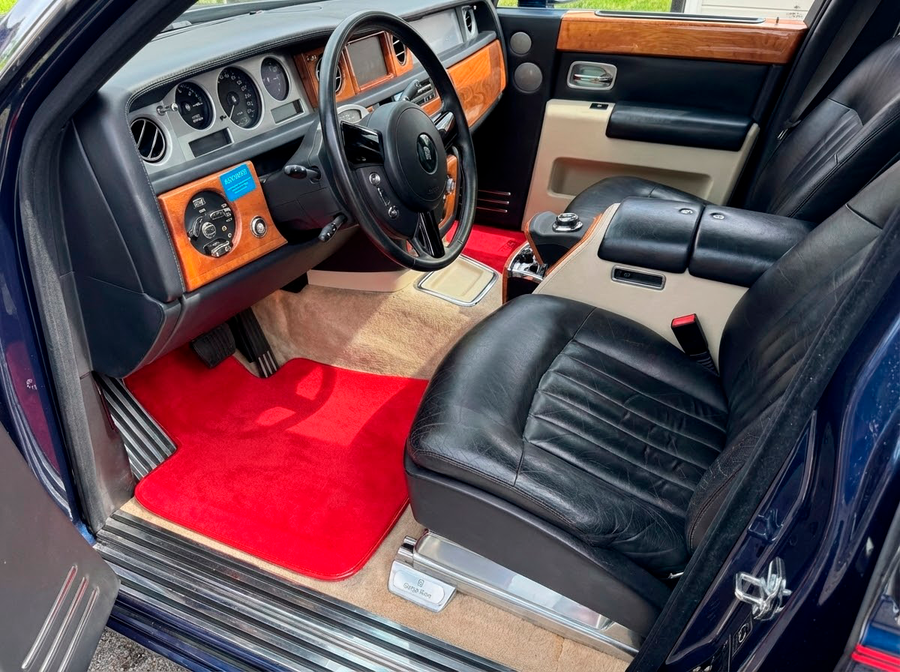 Fußmatten für Rolls Royce Phantom 2003–2016 Rot