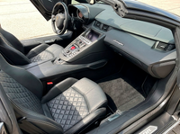 Customizable Black Floor Mats for Lamborghini Aventador With Alcantara Leather