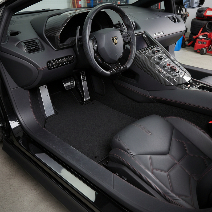Tapis de voiture Sur mesure pour Lamborghini Aventador Sv