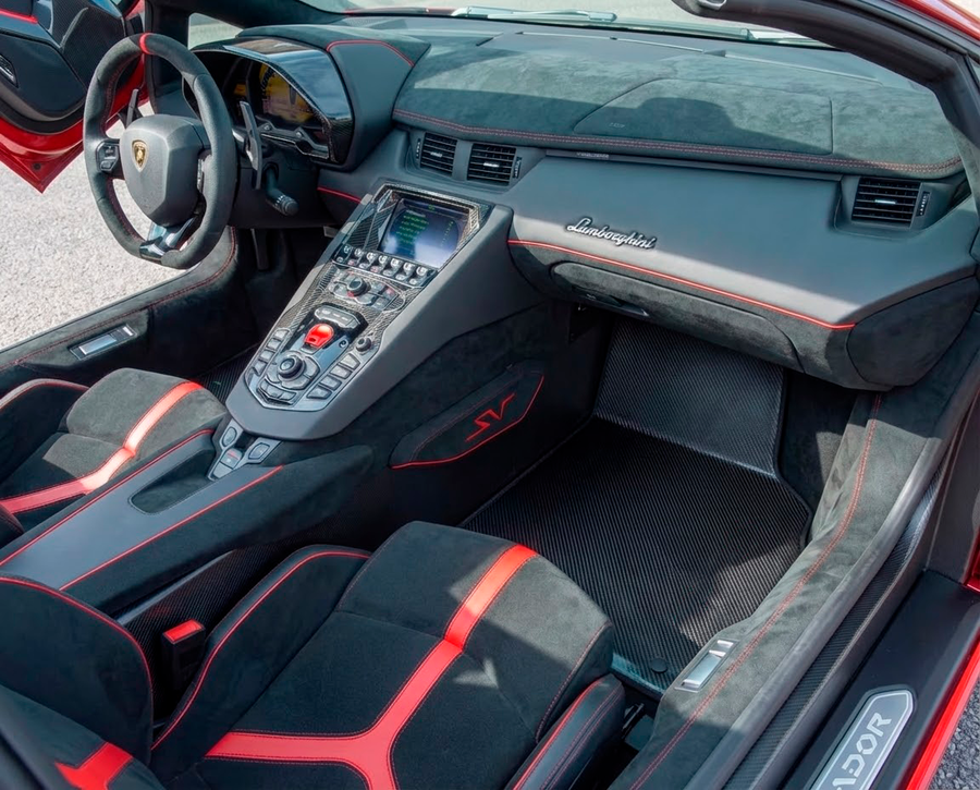 Tappetini per auto Su misura per Lamborghini Aventador Sv
