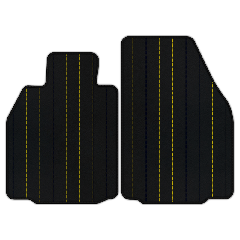 Anpassbare Lederfußmatten mit Linienmuster für Porsche 911 GT3 RS (997) 2006–2011