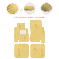 Premium Luxurious Sheepskin Floor Mats for Bentley Arnage (1998-2009)