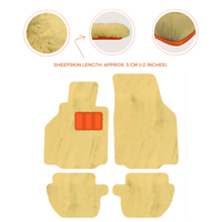 Premium Luxury Sheepskin Floor Mats for Ferrari Roma (2021-2024)