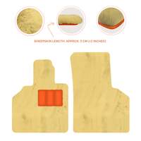 Premium Sheepskin Floor Mats for Lamborghini Aventador (2012-2022)