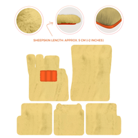 Premium Sheepskin Floor Mats for Ferrari 296 GTS (2022-2025)