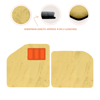 Sheepskin Floor Mats for Aston Martin Vulcan (2015-2016) Track Car - Luxury