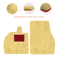 Luxury Sheepskin Floor Mats for Lamborghini Revuelto 2024-2025