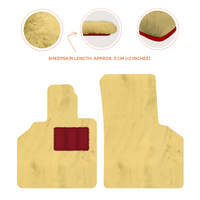 Premium Sheepskin Floor Mats for Lamborghini Aventador (2012-2022)