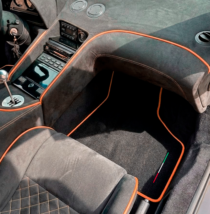 Anpassbare Fußmatten für Lamborghini Diablo 1990-2001 Autowin Marke Marke