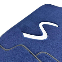 Dark Blue Floor Mats for Mini Cooper / One Electric (2020-2023) - AutoWin