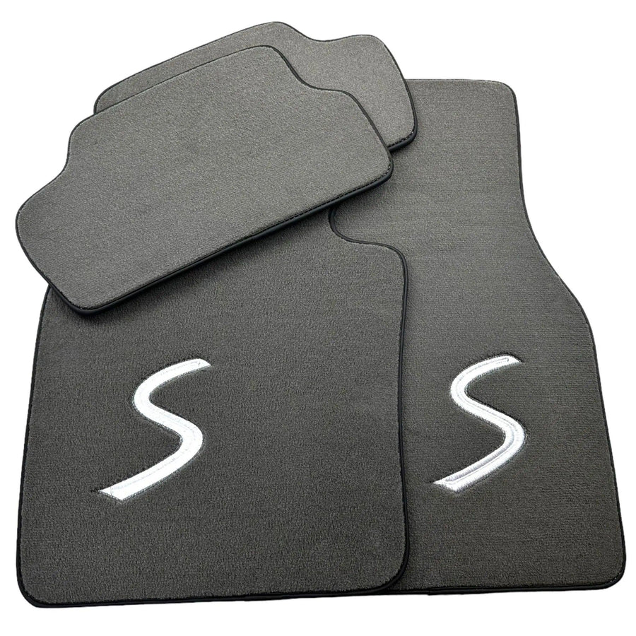 Grey Floor Mats for Mini Cooper / One Electric (2020-2023) - AutoWin