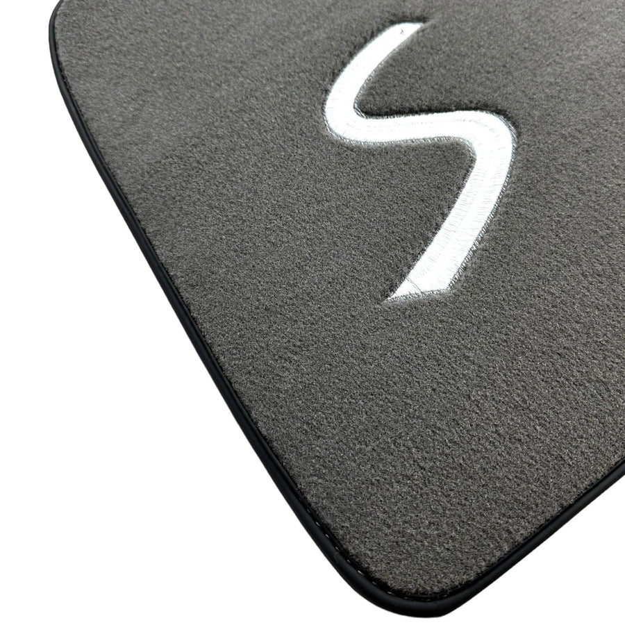 Grey Floor Mats for Mini Cooper / One F55 5-Doors (2015-2023) - AutoWin