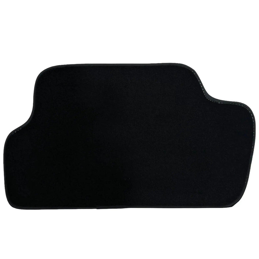 Black Floor Mats for Mini Cooper / One F55 5-doors (2015-2023) with Leather - AutoWin