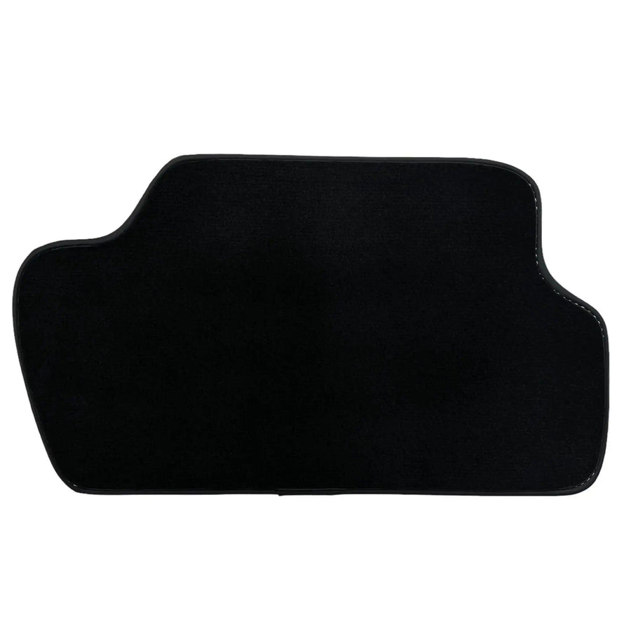 Black Floor Mats for Mini Cooper / One F55 5-doors (2015-2023) with Leather - AutoWin