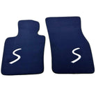 Dark Blue Floor Mats for Mini Cooper / One F56 3-Doors (2014-2023) - AutoWin