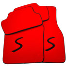 Red Floor Mats for Mini Cooper / One R56 (2007-2014) - AutoWin