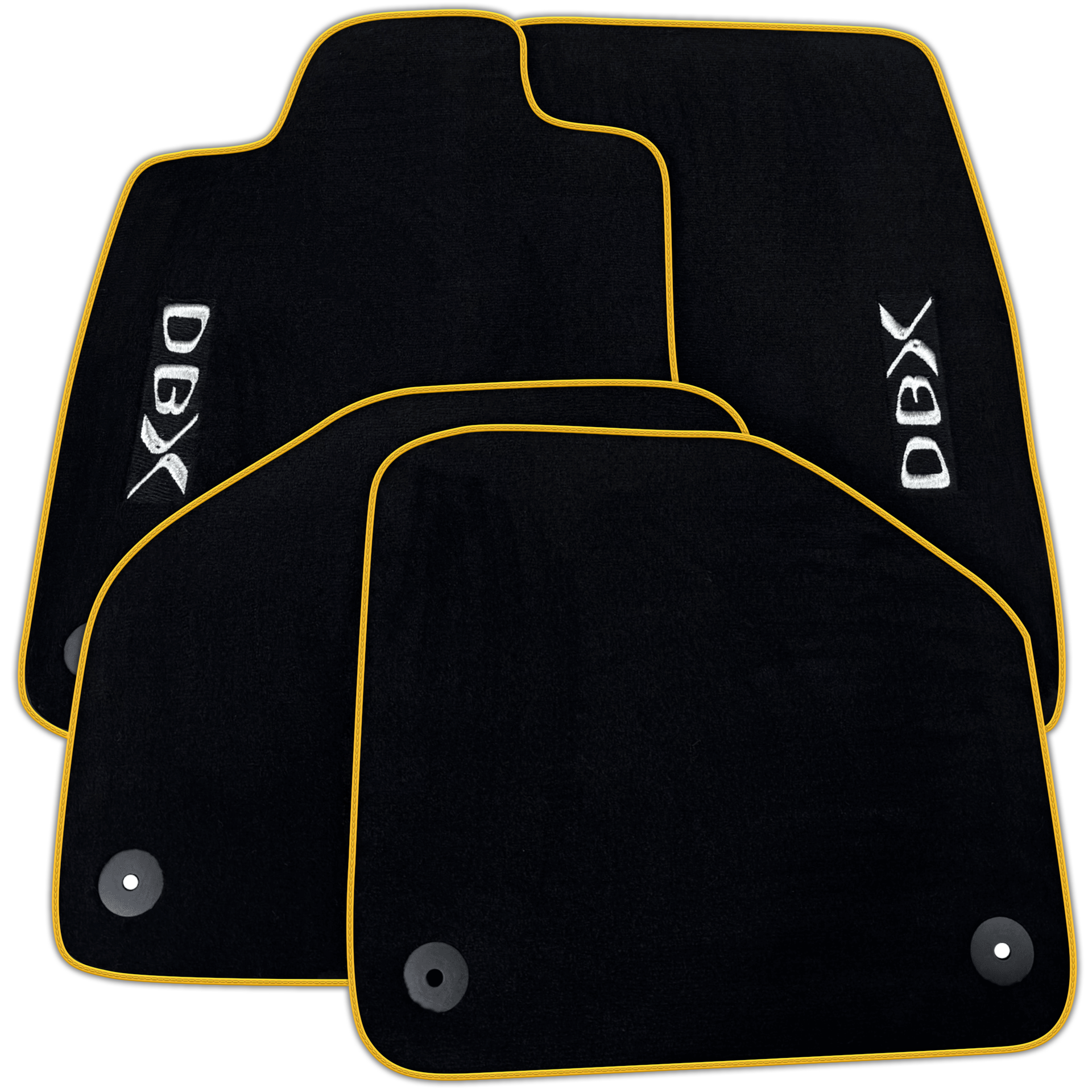 Black Floor Mats for Aston Martin DBX (2020–2023)