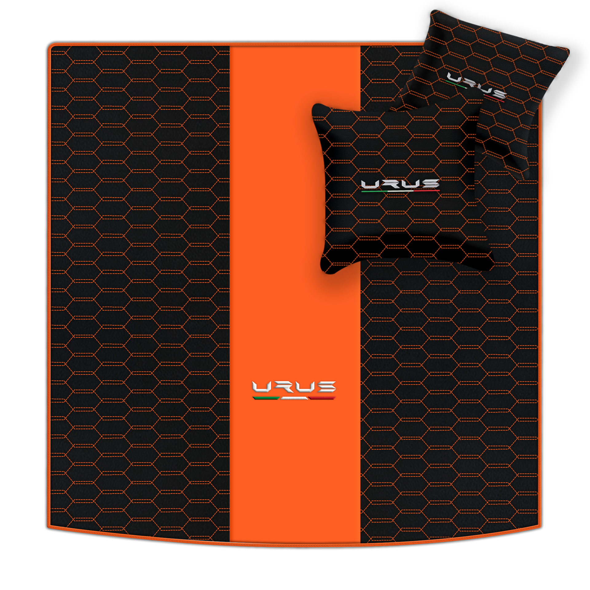 Tapis de voiture personnalisables pour Lamborghini Urus en bleu foncé - AutoWin.EU