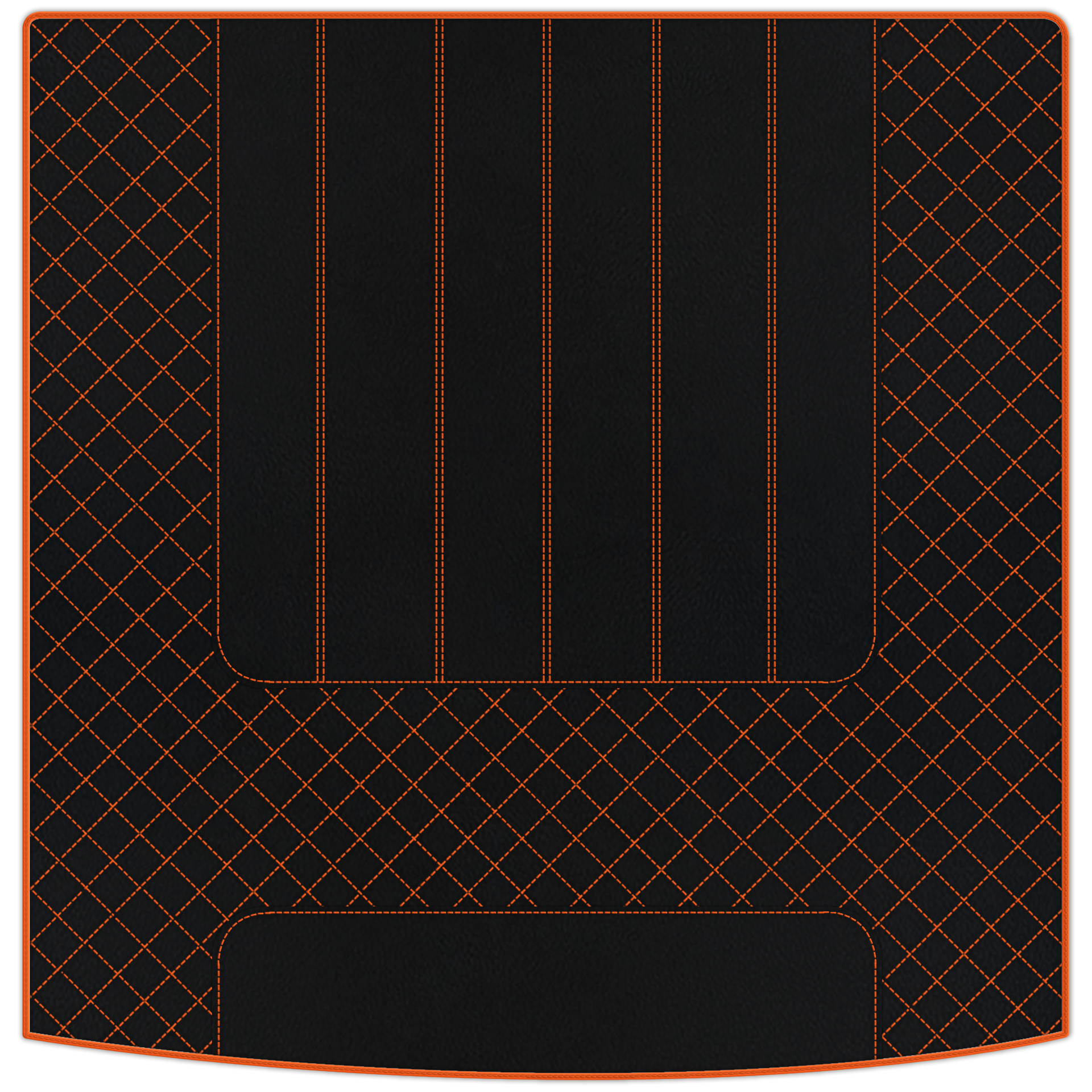 Tapis de voiture en cuir personnalisables avec motif linéaire pour Bentley Mulsanne (2010-2020) - AutoWin