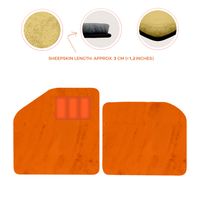 Sheepskin Floor Mats for Aston Martin Vulcan (2015-2016) Track Car - Luxury