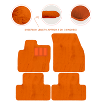 Premium Sheepskin Floor Mats for Range Rover Vehicles (2012-2022)