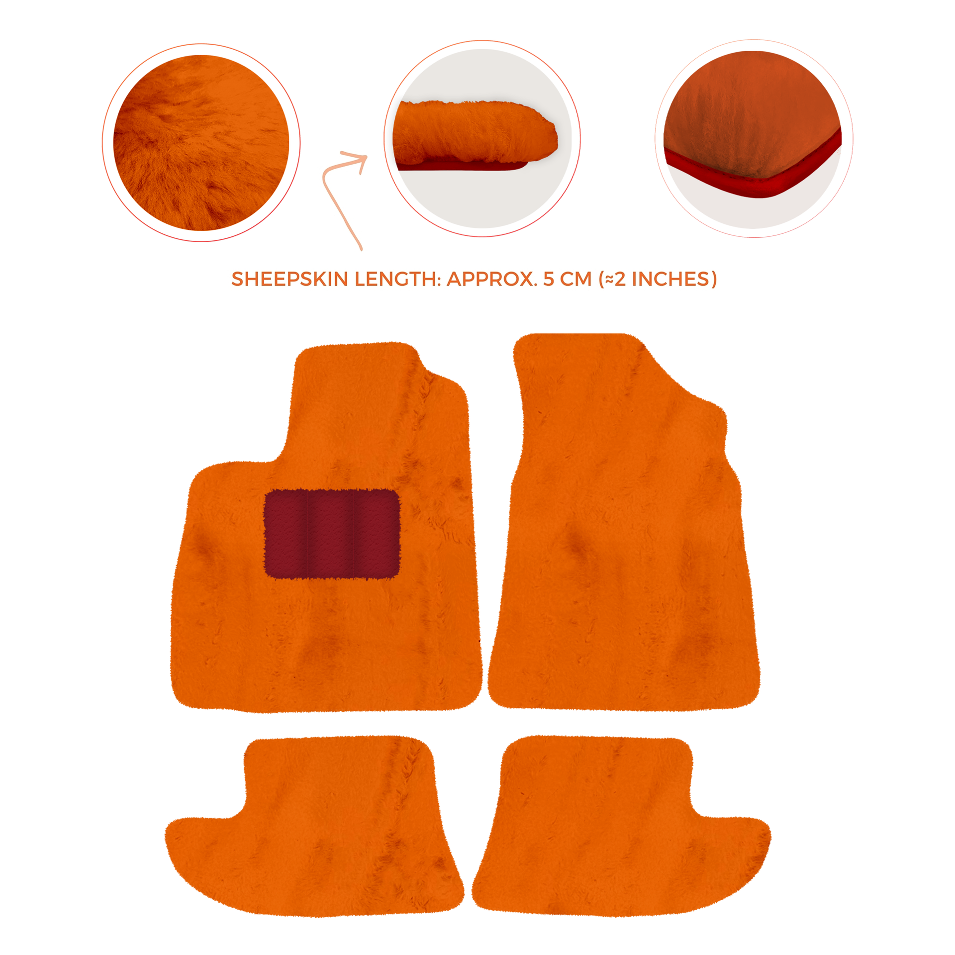 Premium Sheepskin Floor Mats for Bentley Continental GT (2003-2011)