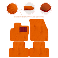 Premium Sheepskin Floor Mats for Range Rover Vehicles (2012-2022)