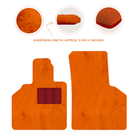 Premium Sheepskin Floor Mats for Lamborghini Aventador (2012-2022)